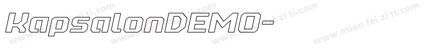 KapsalonDEMO字体转换