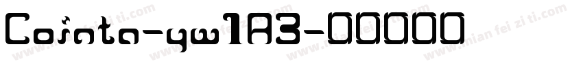 Cointa-yw1A3字体转换