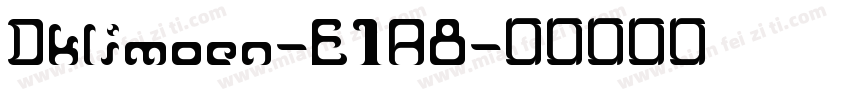 Dklimoen-E1A8字体转换