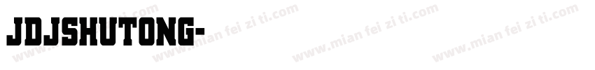 JDJSHUTONG字体转换