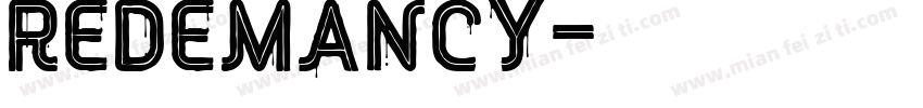 redemancy字体转换