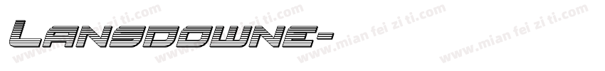 Lansdowne字体转换