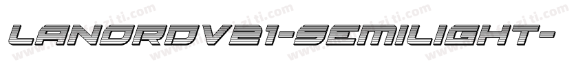 lanordv21-semilight字体转换