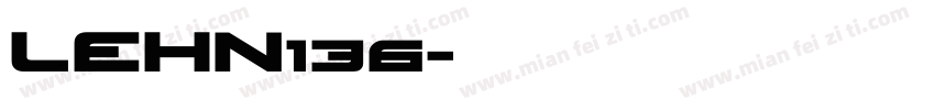 LEHN136字体转换