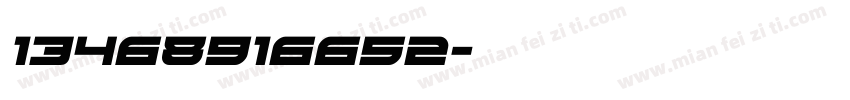 13468916652字体转换