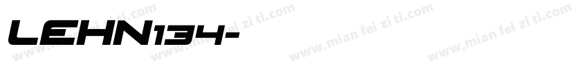 LEHN134字体转换