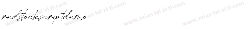 redstockscriptdemo字体转换