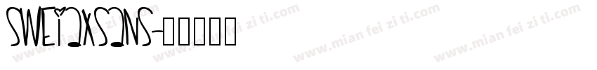 SweiAxSans字体转换