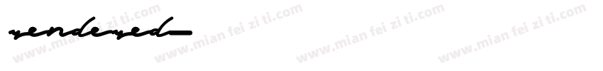 rendered字体转换