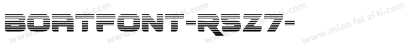 Boatfont-r5z7字体转换