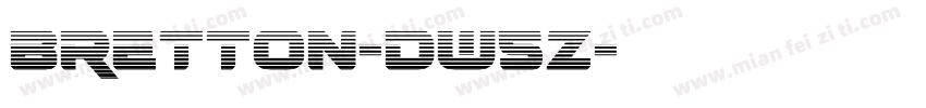 Bretton-dW5Z字体转换