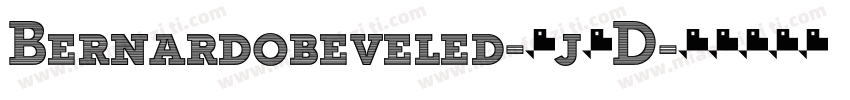 Bernardobeveled-8j6D字体转换