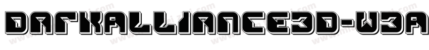 DarkAlliance3D-W3AA字体转换