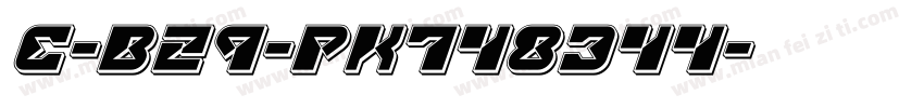 E-BZ9-PK748344字体转换