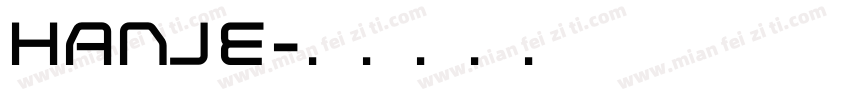 hanje字体转换
