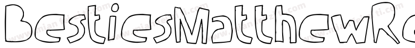 BestiesMatthewRegular-PK3Zd字体转换