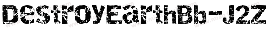 DestroyEarthBb-J2Z7字体转换
