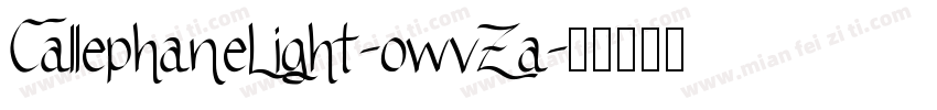 CallephaneLight-owvZa字体转换