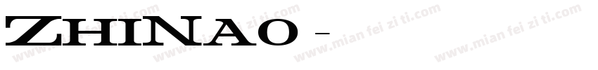 ZhiNao你字体转换