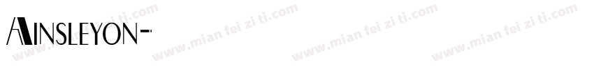 Ainsleyon字体转换