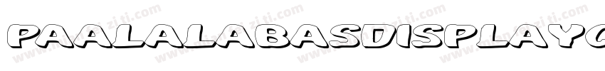 PaalalabasDisplayCon字体转换