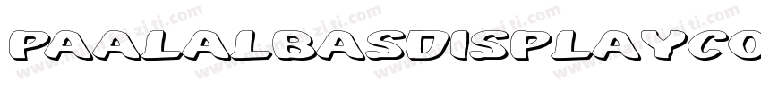 PaalalbasDisplayCon字体转换