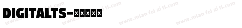 digitalts字体转换