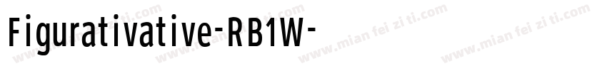 Figurativative-RB1W字体转换