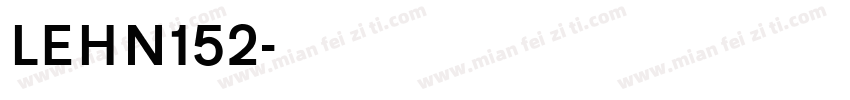 LEHN152字体转换