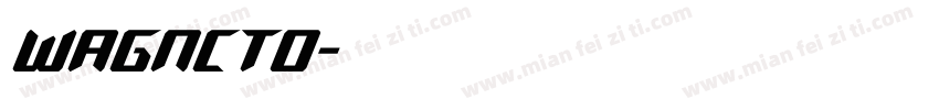 Wagncto字体转换