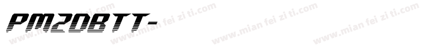 pmzdbtt字体转换