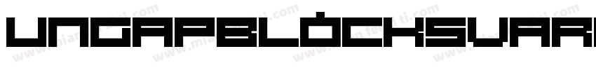 UngapBlocksVariable字体转换