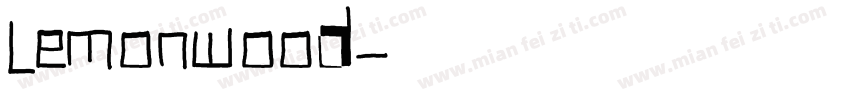 Lemonwood字体转换