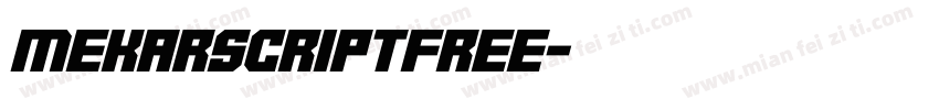 mekarscriptfree字体转换