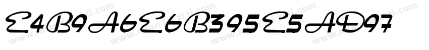 E4B9A6E6B395E5AD97字体转换