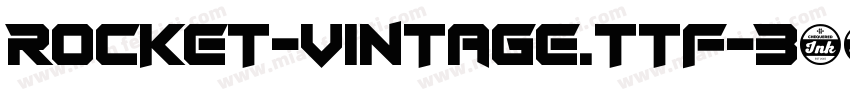 Rocket-Vintage.ttf-3转换器字体转换