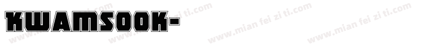 KwamSook字体转换