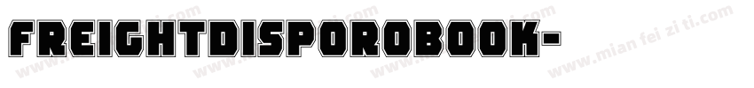 freightdisporobook字体转换