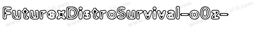 FuturexDistroSurvival-o0z字体转换