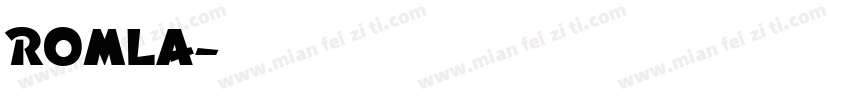 ROMLA字体转换