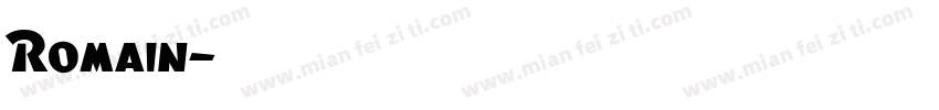 Romain字体转换