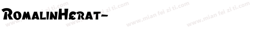 RomalinHerat字体转换