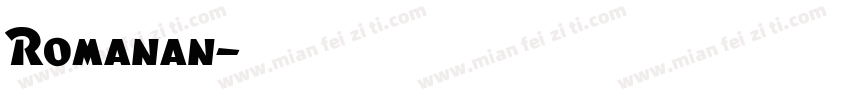 Romanan字体转换