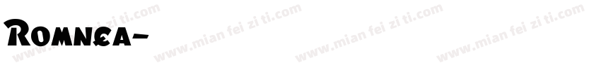 Romnea字体转换