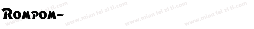 Rompom字体转换