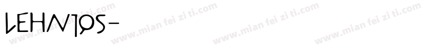 LEHN195字体转换