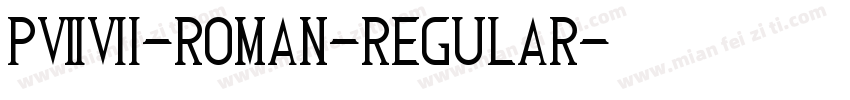 P761-Roman-Regular字体转换