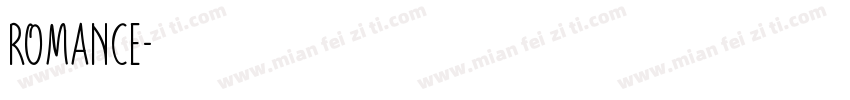 Romance字体转换