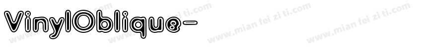 VinylOblique字体转换