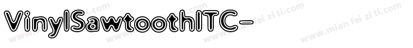 VinylSawtoothITC字体转换